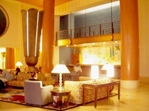Ambassador Hotel lobby.