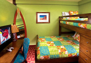 Kids' Room in Family Suite at Fairfield Inn Orlando Marriott Village