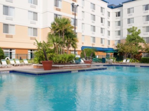 Heated outdoor pool - Fairfield Inn Orlando in the Marriott Villlage