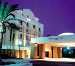 Exterior of SpringHill Suites in the Marriott Village, Orlando