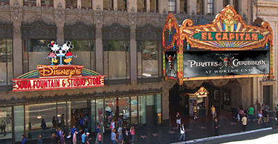 Disney's El Capitan Theatre and Disney's Soda Fountain & Studio Store