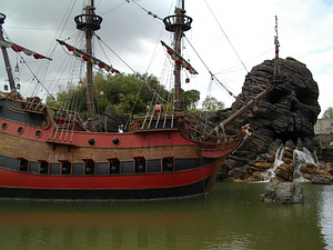 Hook's Ship and Skull Rock