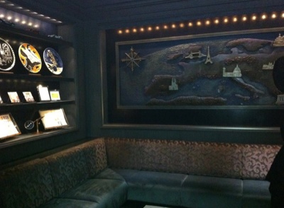 New seating area in Skyline Bar on the Disney Fantasy