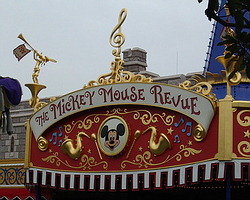 The Mickey Mouse Revue - sign