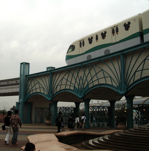 Monorail at Tokyo Disneyland Resort