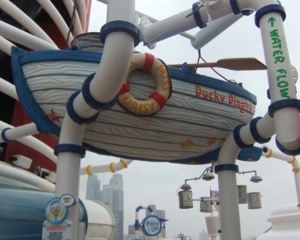 Ducky Dinghy in Aqua Lab on Disney Fantasy