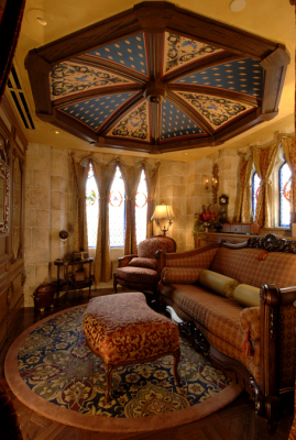 Cinderella Castle Suite sitting room