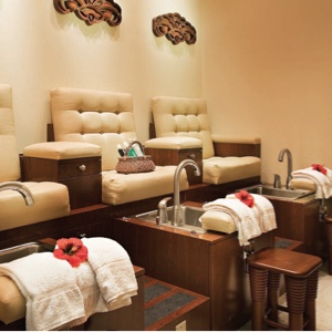 Mandara Spa pedicure area