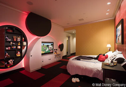 Mickey Mouse Penthouse Hotel Room