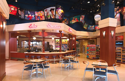 Interior of Disney's Soda Fountain