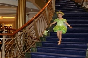 Tinker Bell transformation from Bibbidi Bobbidi Boutique on Disney Fantasy